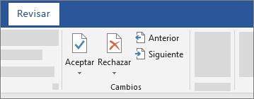 control de cambios word